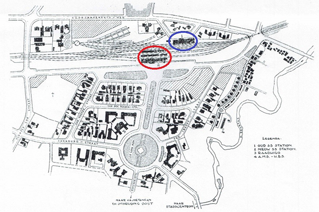 Peta lokasi Stasiun Malang