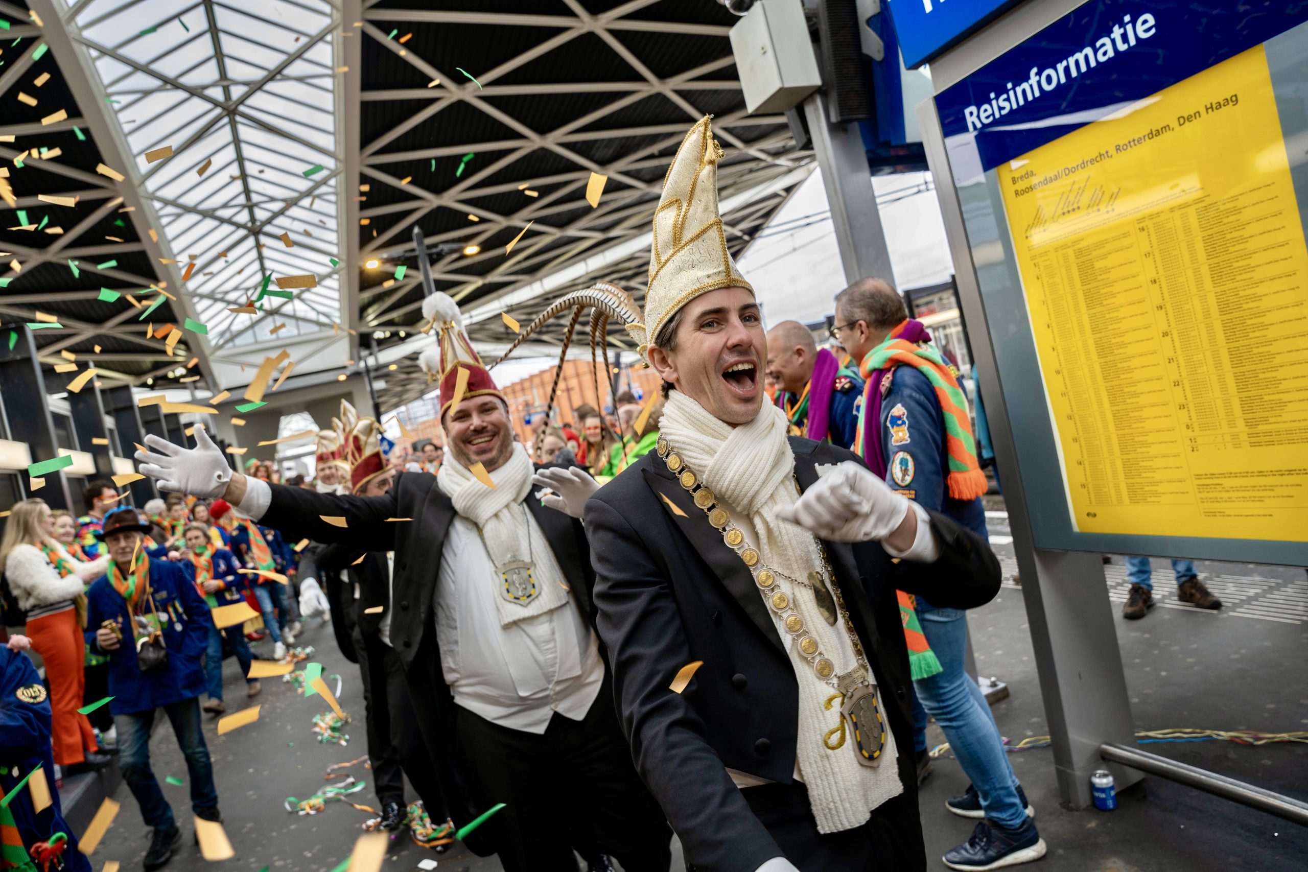 Karnaval 2024 di Stasiun NS Tilburg | Foto: NS/ Annemieke van Put