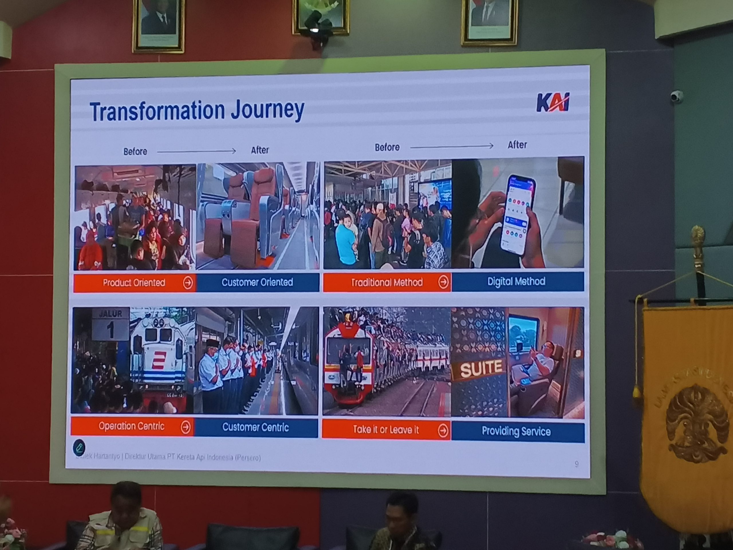 Perjalanan Perubahan PT KAI menjadi Berorientasi Konsumen, Metode Digital, Konsumen-sentris, dan Pemberian Jasa Pelayanan | Foto: RED/ Adrian Falah Diratama