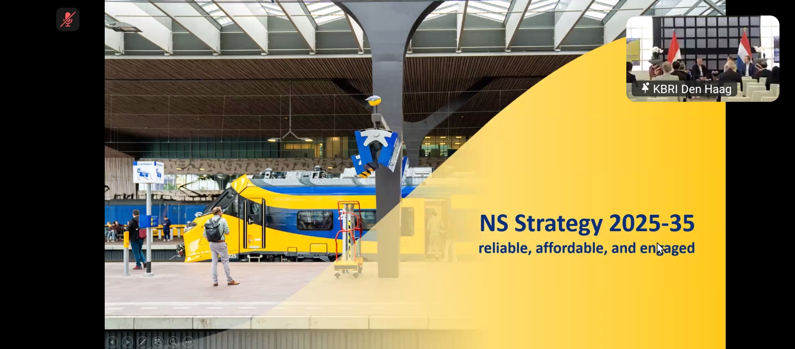 'NS Strategy 2025-35: Reliable, Affordable, and Engaged' | Foto: RED/Adrian Falah Diratama
