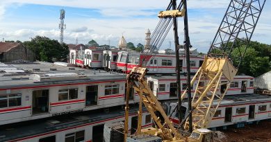 KAI Commuter Tanahkan Sarana Lama di Depo Depok