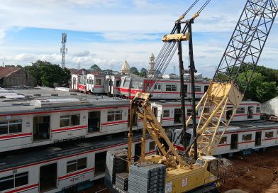 KAI Commuter Tanahkan Sarana Lama di Depo Depok