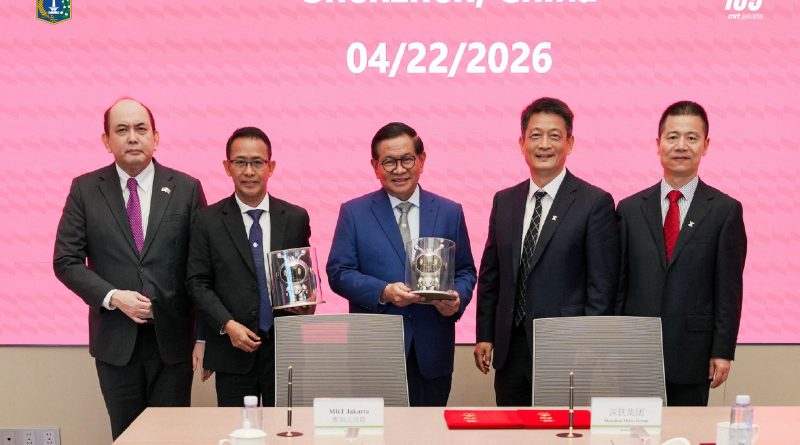 MRT Jakarta Tandatangani Kerjasama dengan Shenzen Metro