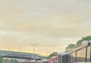 LRT RapidKL Lin Ampang “Ngedrift” di Stasiun Chan Sow Lin