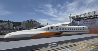 Taiwan High Speed Rail Perlihatkan Rangkaian Pertama N700ST ke Publik