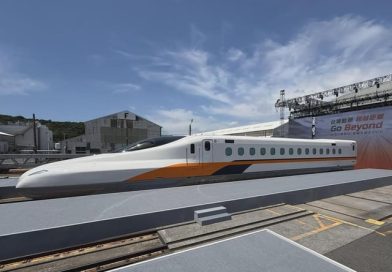 Taiwan High Speed Rail Perlihatkan Rangkaian Pertama N700ST ke Publik